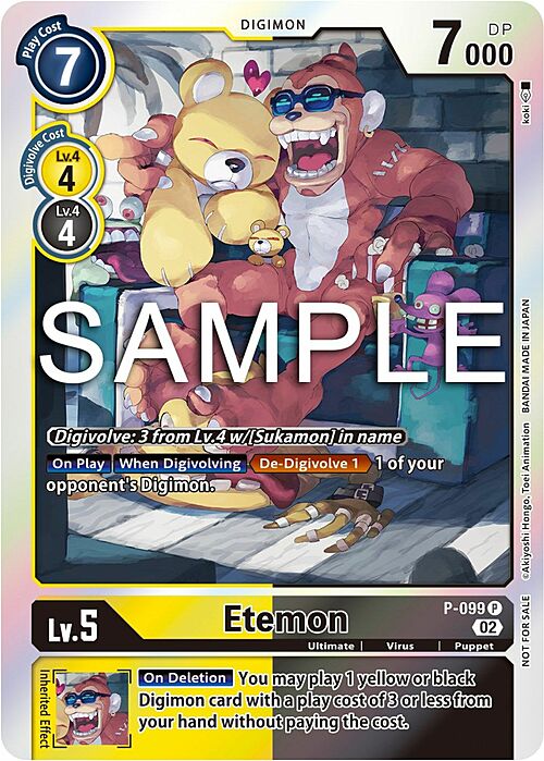 Etemon Card Front