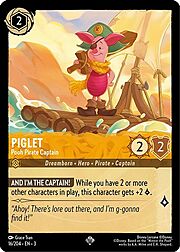 Piglet - Pooh Pirate Captain