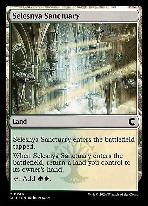 Selesnya Sanctuary Card Front