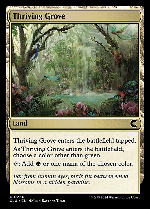 Thriving Grove Card Front