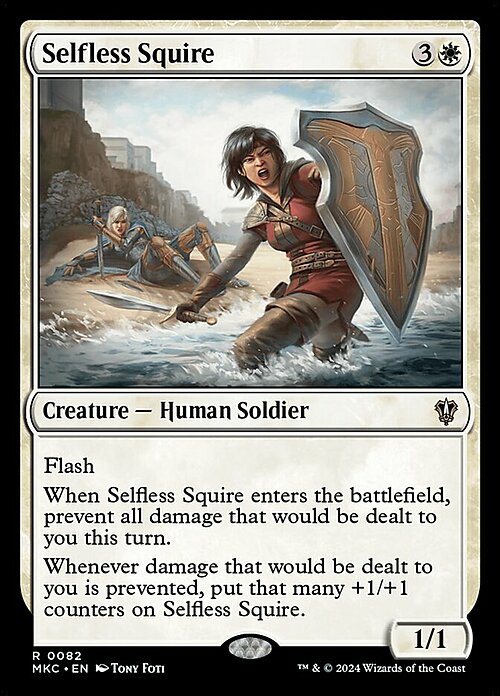 Selfless Squire Card Front