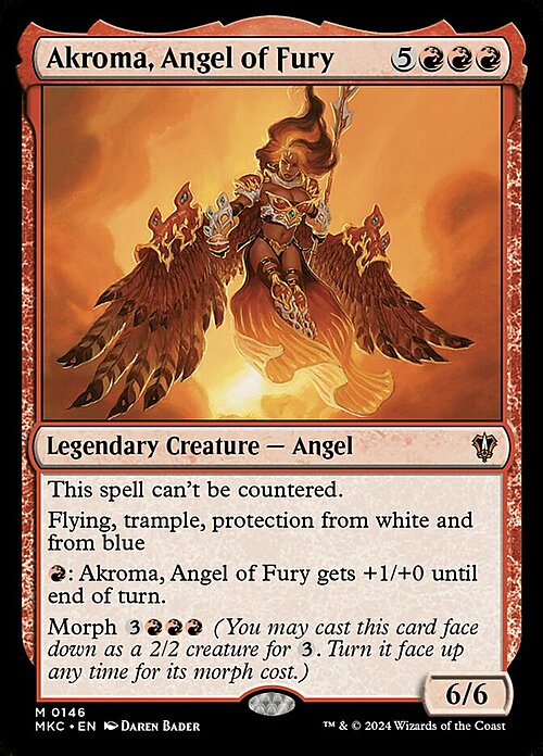 Akroma, Angel of Fury Card Front