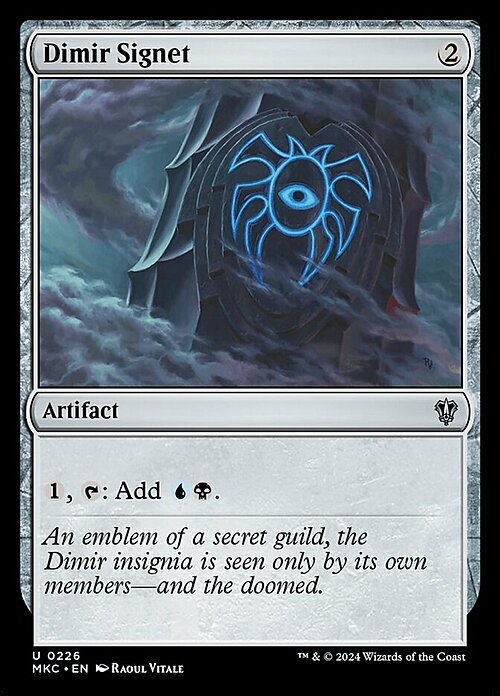 Dimir Signet Card Front