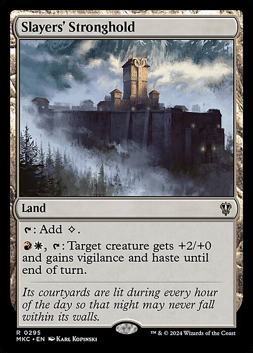 Slayers' Stronghold Card Front