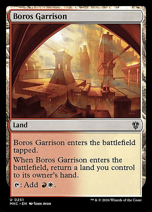 Boros Garrison Card Front