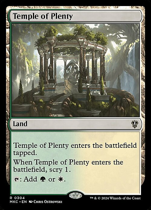 Temple of Plenty Card Front