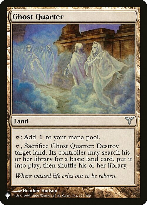 Ghost Quarter Card Front