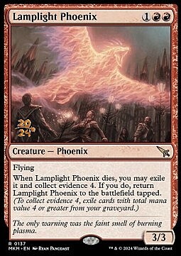 Lamplight Phoenix Card Front