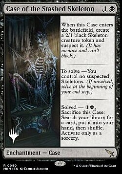 Case of the Stashed Skeleton Card Front