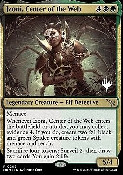 Izoni, Center of the Web Card Front