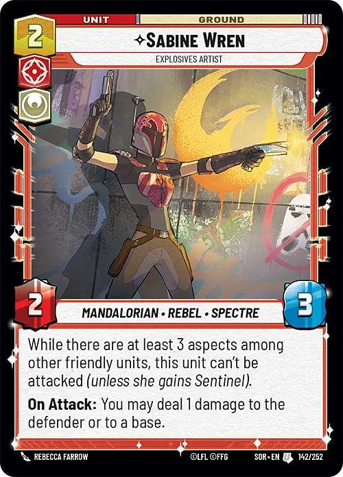 Sabine Wren - Explosives Artist Card Front