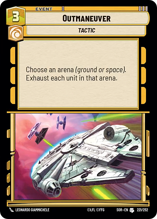 Outmaneuver Card Front