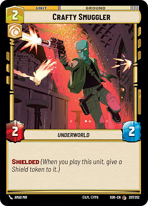 Crafty Smuggler Card Front