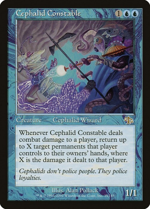 Cephalid Constable Card Front