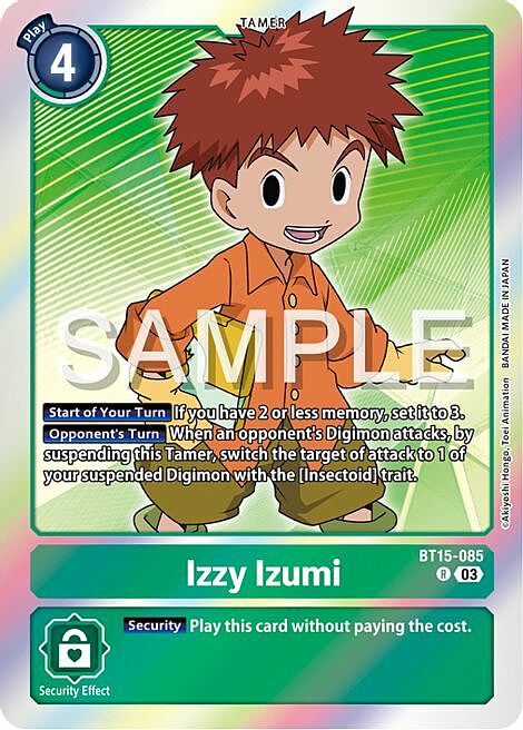 Izzy Izumi Card Front