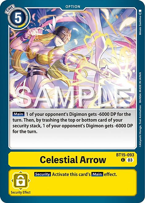 Celestial Arrow Card Front