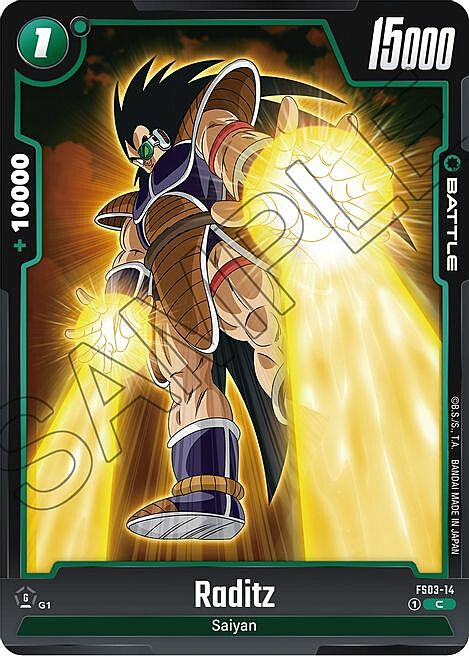 Raditz Card Front