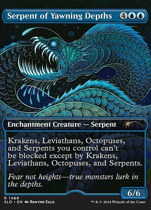 Serpent of Yawning Depths Card Front