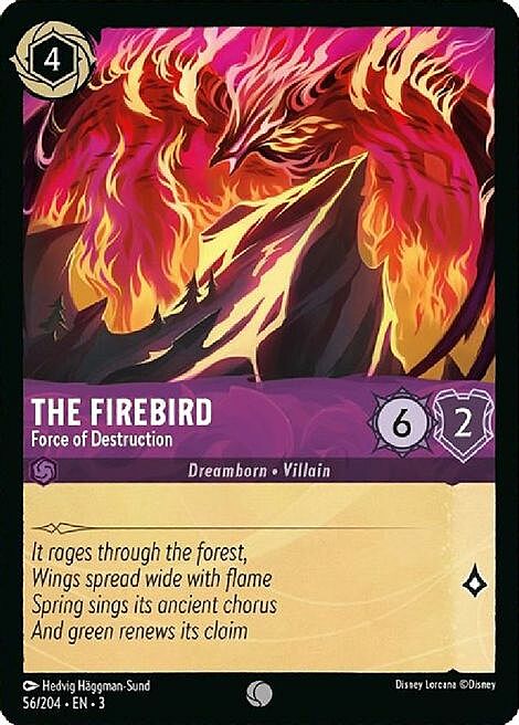 The Firebird - Force of Destruction Card Front