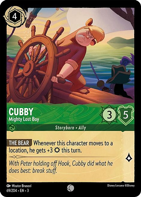 Cubby - Mighty Lost Boy Card Front