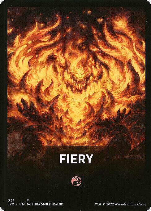 Theme Card: Fiery Card Front