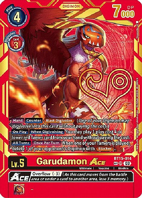 Garudamon Ace Card Front