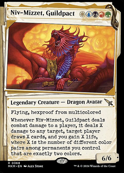 Niv-Mizzet, Guildpact Card Front