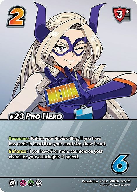 #23 Pro Hero Card Front