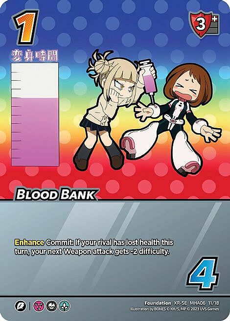 Blood Bank Card Front