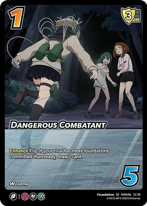 Dangerous Combatant Card Front