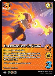 Flashfire Fist: Jet Burn