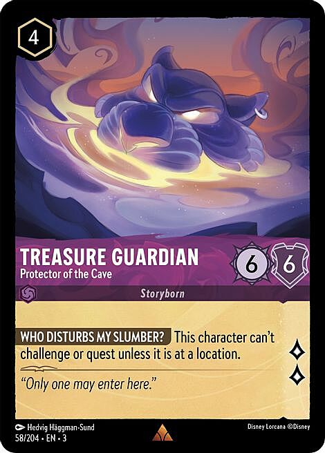 Treasure Guardian - Protector of the Cave Card Front