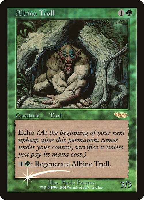 Albino Troll Card Front