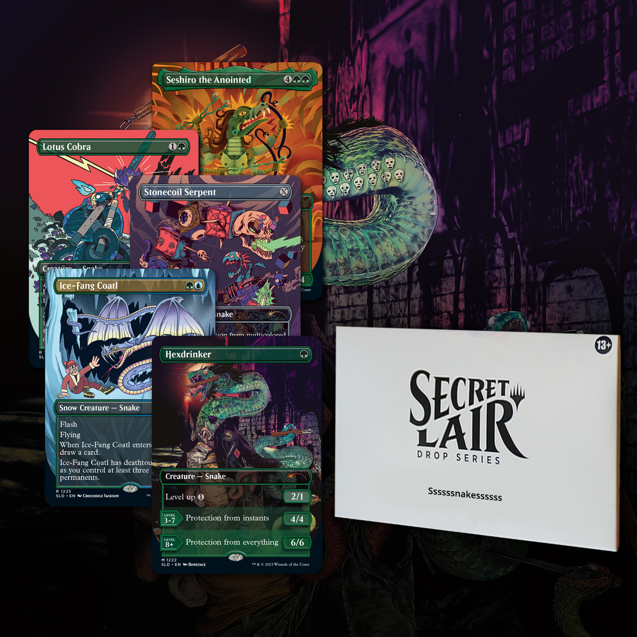 Secret Lair Drop Series: Winter Superdrop 2023: Ssssssnakessssss