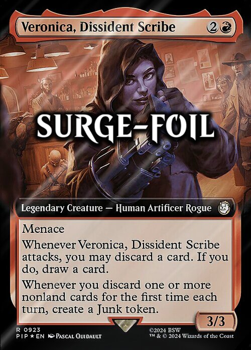 Veronica, Dissident Scribe Card Front