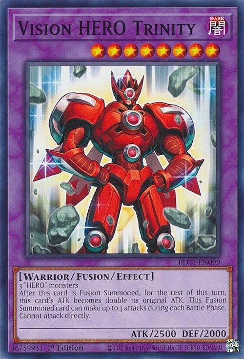 Vision HERO Trinity Card Front