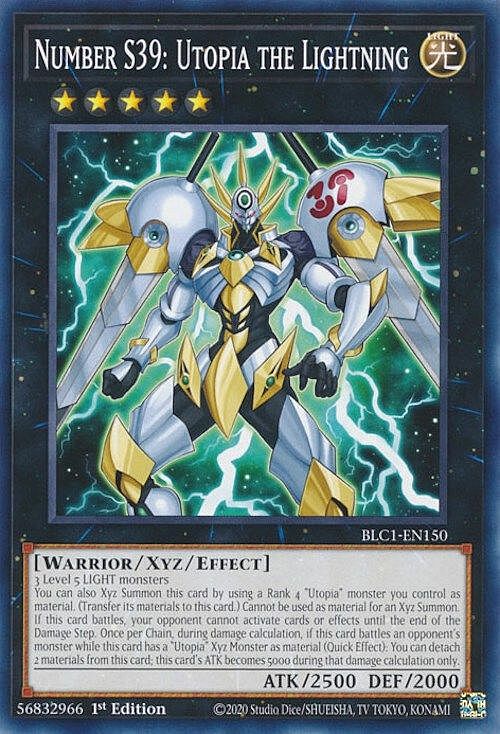 Number S39: Utopia the Lightning Card Front