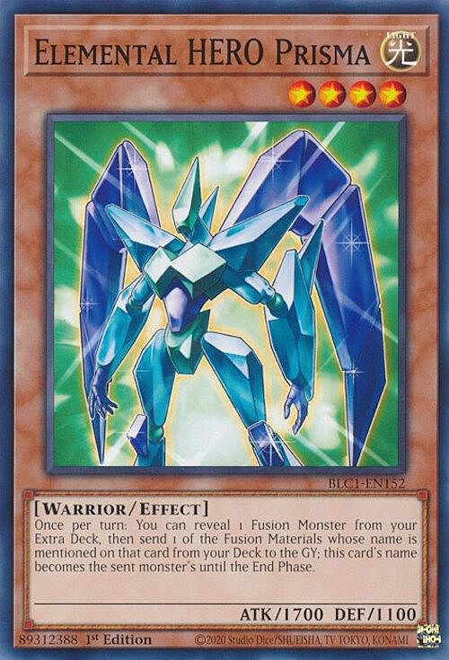 Elemental HERO Prisma Card Front