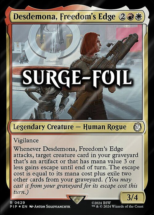 Desdemona, Freedom's Edge Card Front