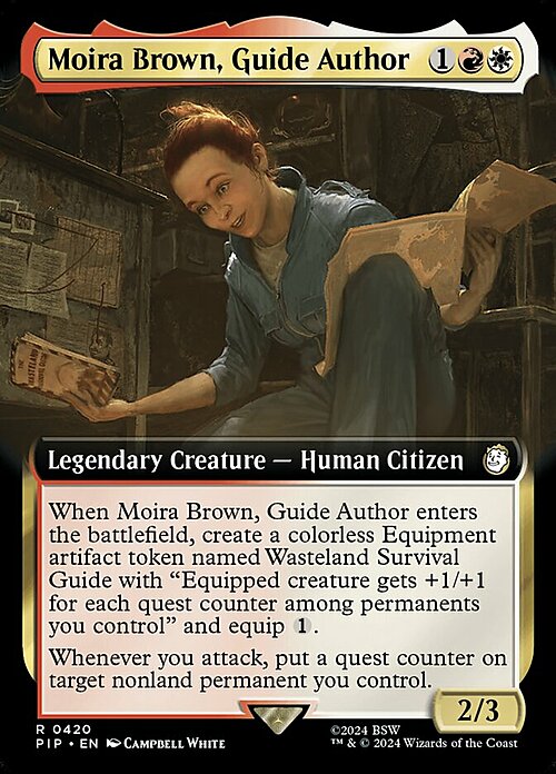 Moira Brown, Guide Author Card Front