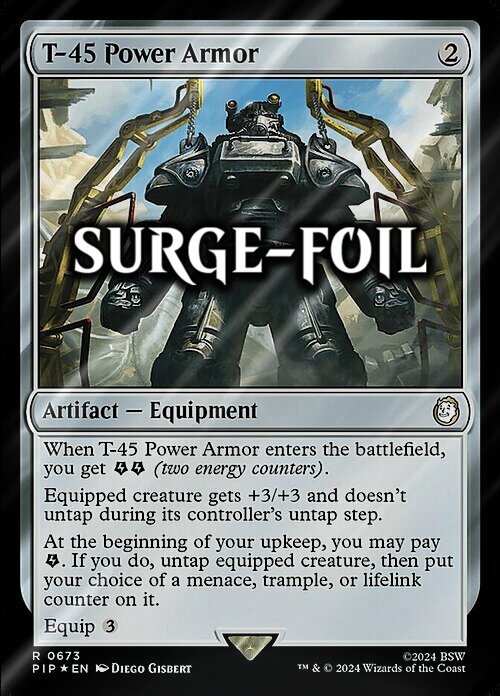 T-45 Power Armor Card Front