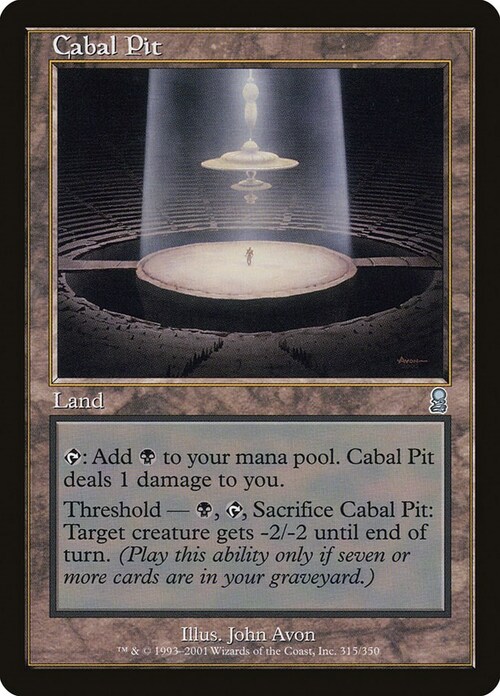 Cabal Pit Card Front