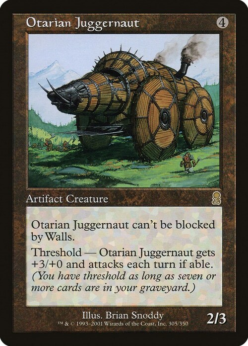 Otarian Juggernaut Card Front