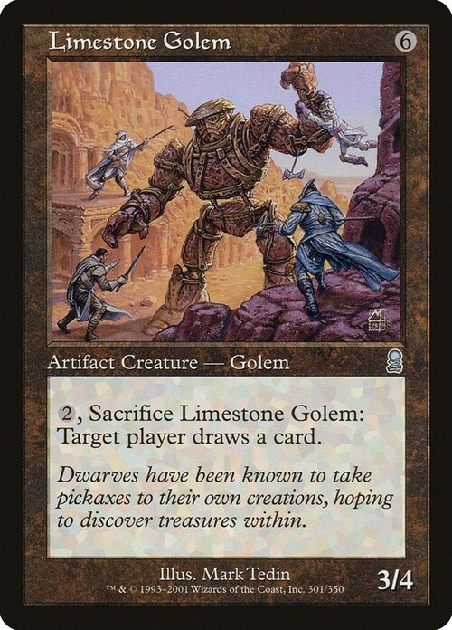 Limestone Golem Card Front