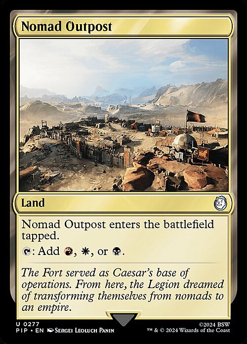 Nomad Outpost Card Front