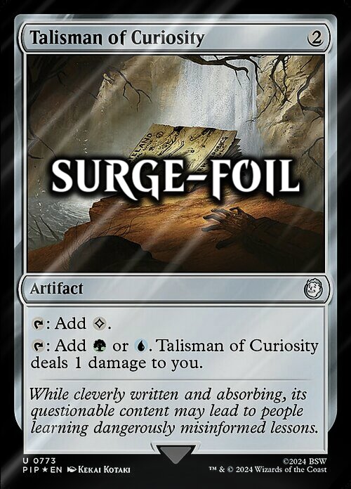 Talisman of Curiosity Card Front