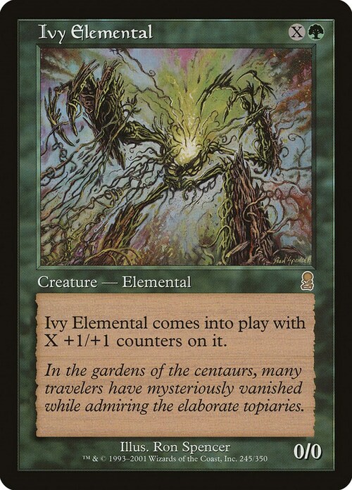 Ivy Elemental Card Front