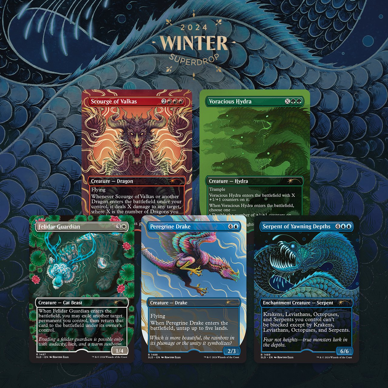 Secret Lair Drop Series: Winter Superdrop 2024: The Beauty of the Beasts Set