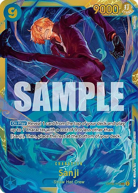 Sanji Card Front