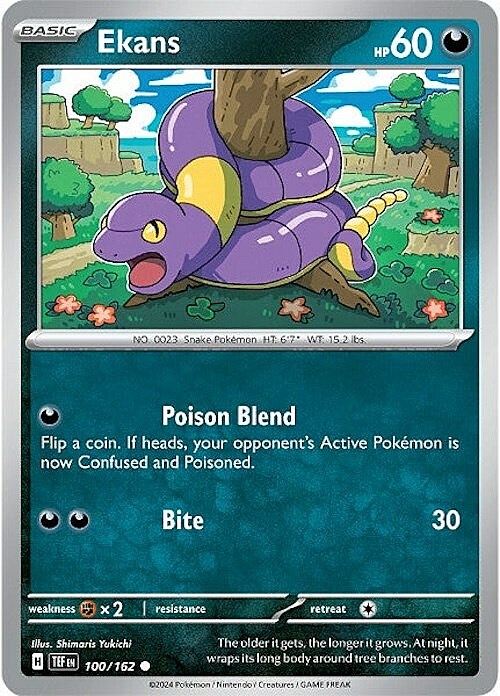 Ekans Card Front